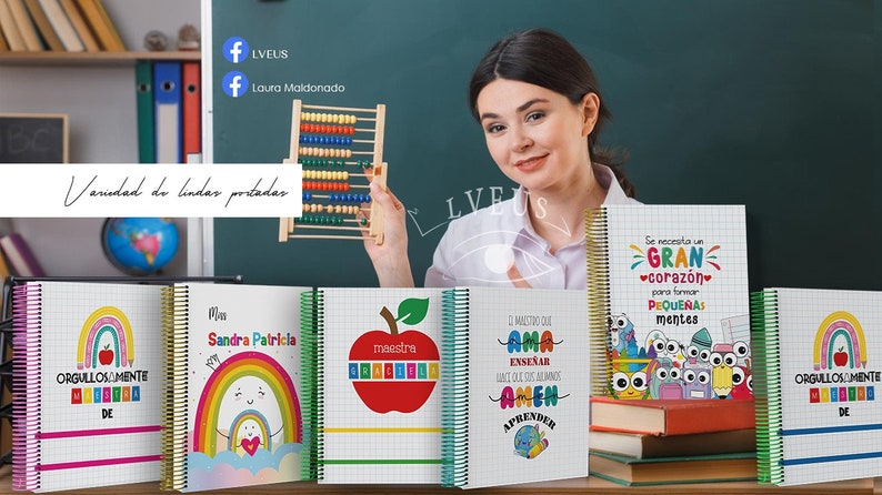 Printable planner for TEACHERS/EDUCATORS August 2026-July 2027, medium letter size, colorful PDF file image 5