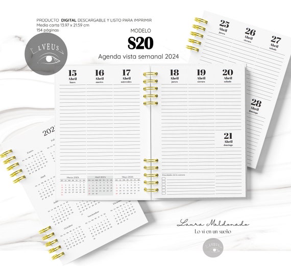 CLASSIC AGENDA 2024 Formal and Sophisticated Agenda Printable File