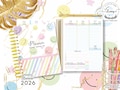 Printable 2026 Weekly Planner in English \u2013 Colorful Agenda Template, 2026 Weekly Schedule, Instant Download PDF product logo