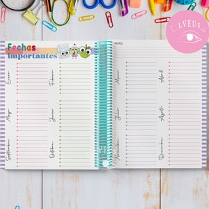 Printable planner for TEACHERS/EDUCATORS August 2026-July 2027, medium letter size, colorful PDF file image 11