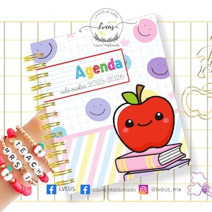 TEACHING AGENDA 2025-2026 half letter printable pdf file