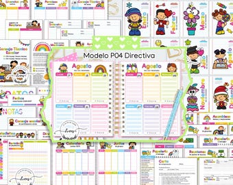 Agenda do Diretor | Planejador Escolar para Diretores | Agenda do Diretor para Imprimir - Agosto de 2026 a Julho de 2027