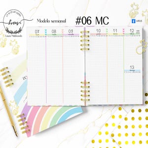 2025 Weekly Planner, Printable Weekly Planner, 2025 Planner Template, Printable 2025 Planner, Colorful Digital Planner
