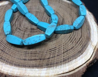 24 Perles En Turquoise Naturel Africain - Diamètre 8 Mm - Réf. REF0502 - Neuf