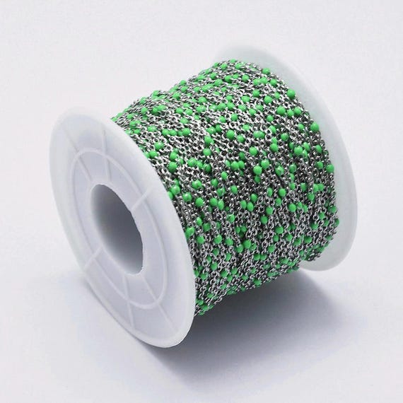 Ceinture Chaîne Chico's Métal Argenté Et Turquoise - Taille S/M - 41 Pouces - Neuve Avec étiquettes