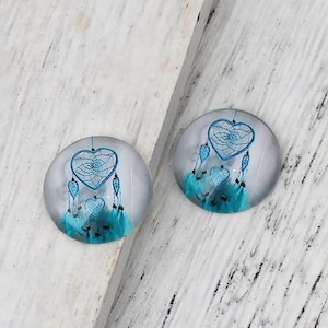 lot de 5 cabochons 20 mm attrape rêve