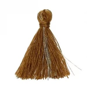 10 pompons / gland en coton 25 mm
