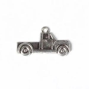 set of 5 &quot;van&quot; charms 15x26 mm in Tibetan silver