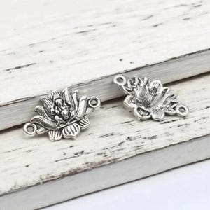 Lot De 10 Perles éléphant Ganesh En Argent Tibétain 10mm - Argenté - Création Bijou Zen Bouddhiste