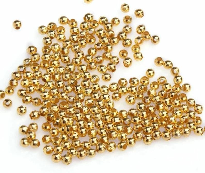 Perline Di Rame Da 5 Mm - 120 Pezzi, Perline Distanziatrici - Foto 4