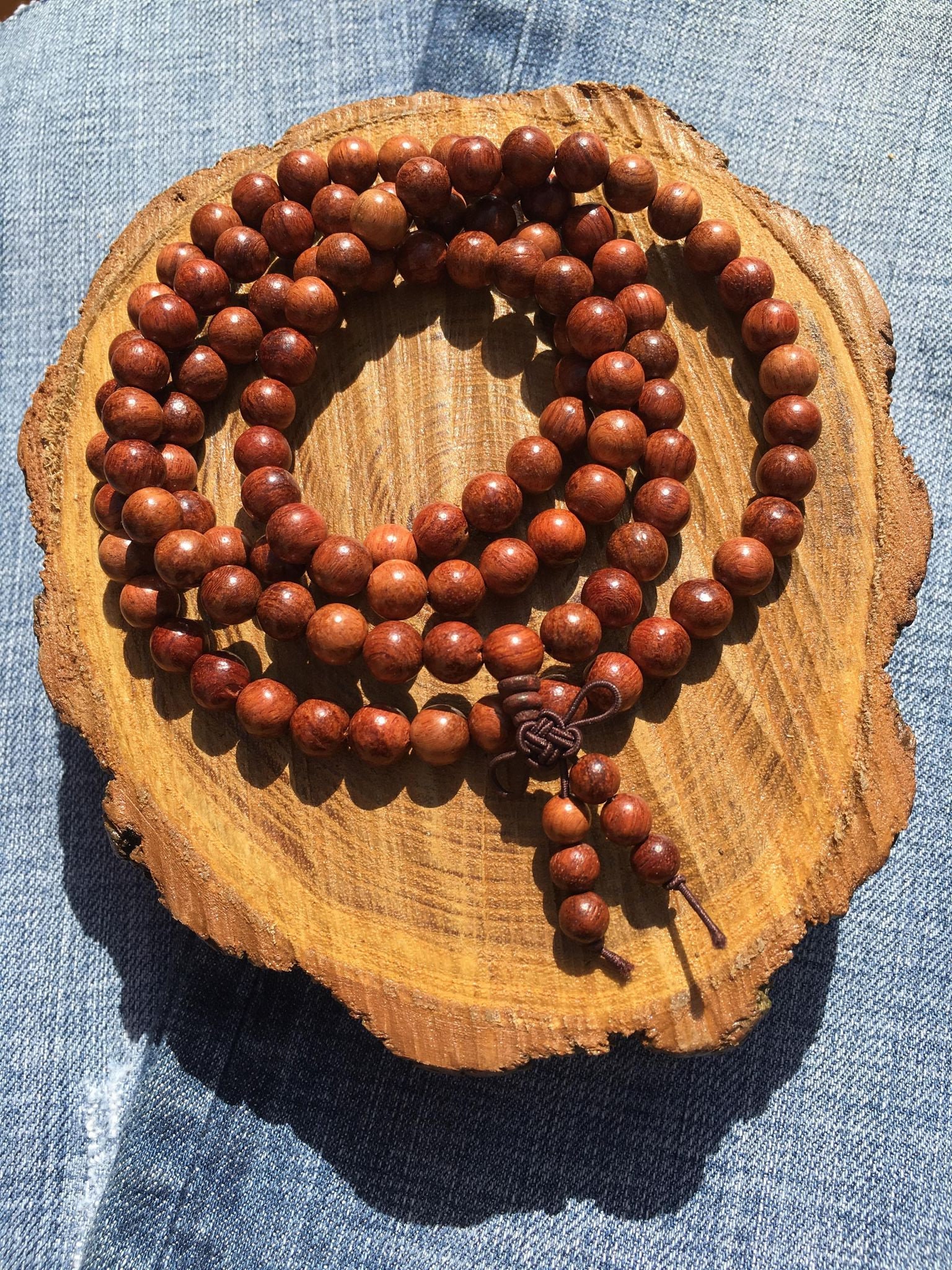 Wooden Round Beads Beaded Bodhi Men's Bracelet Pure Handmade - Temu