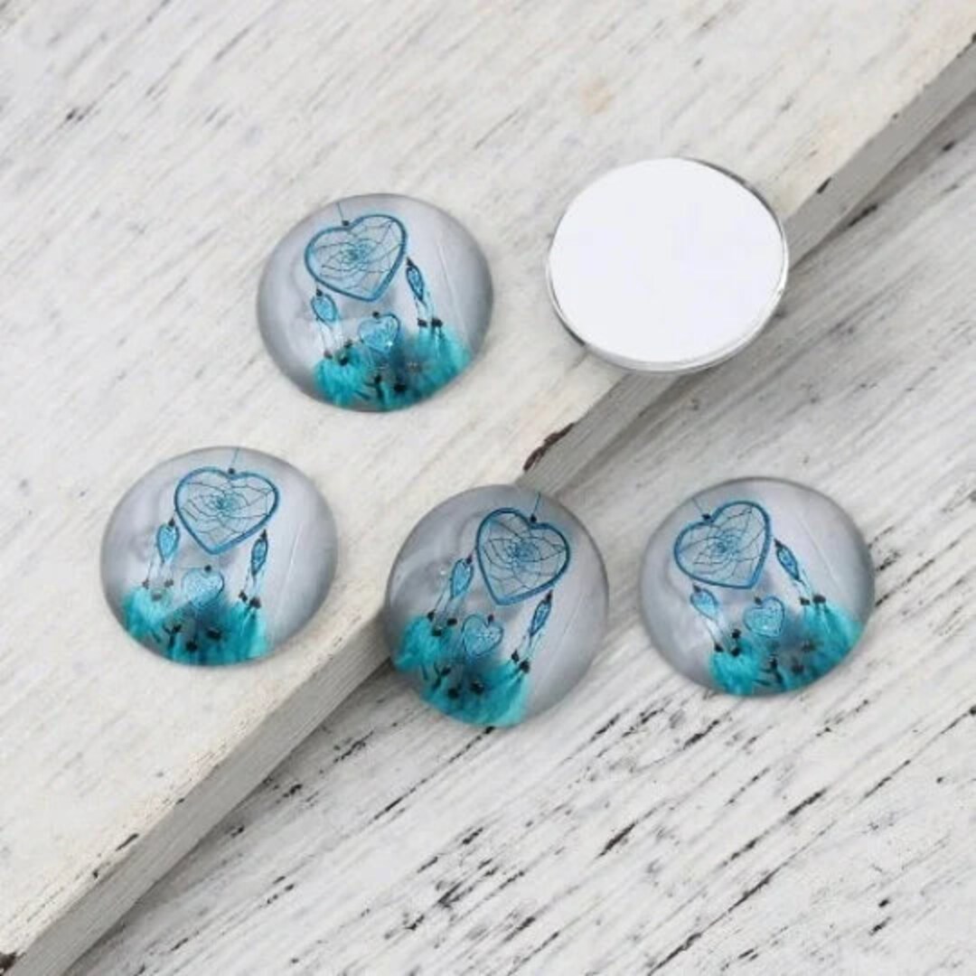Lot De 5 Supports Cabochon Hiboux Argentés – Pour Cabochons 20 Mm, Customisation