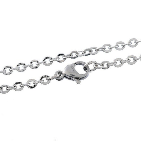 Stainless Steel Nacre Connector Necklace