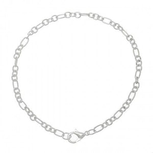 lot de 3 bracelets en alliage de zinc argenté 20 cm image 1