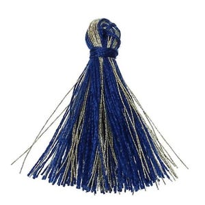 10 pompons / gland en coton 25 mm