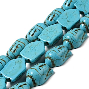 howlite Buddha head beads