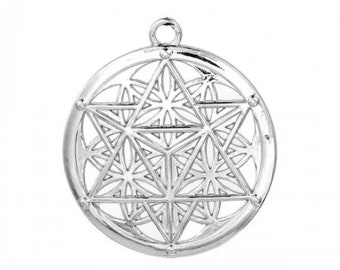 Pendentif Merkaba Méditation 45X40 mm