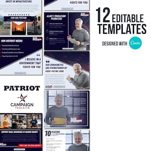 Ads + Social Media Templates for Political Campaign