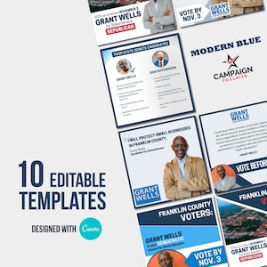 Ads + Social Media Templates for Political Campaign