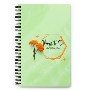 Spiral notebook Things To Do
