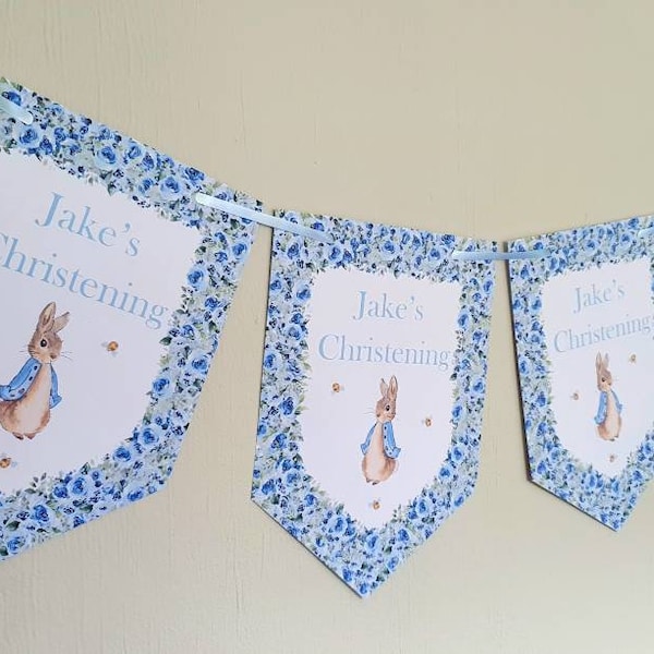 Christening Bunting Etsy UK