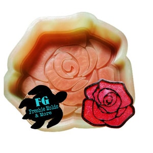 BSMEAN Rose Flower Candle Mold Silicone Lollipop Mold Birthday Cake Candle  Numbers Chocolate Mold Rose Numbers 