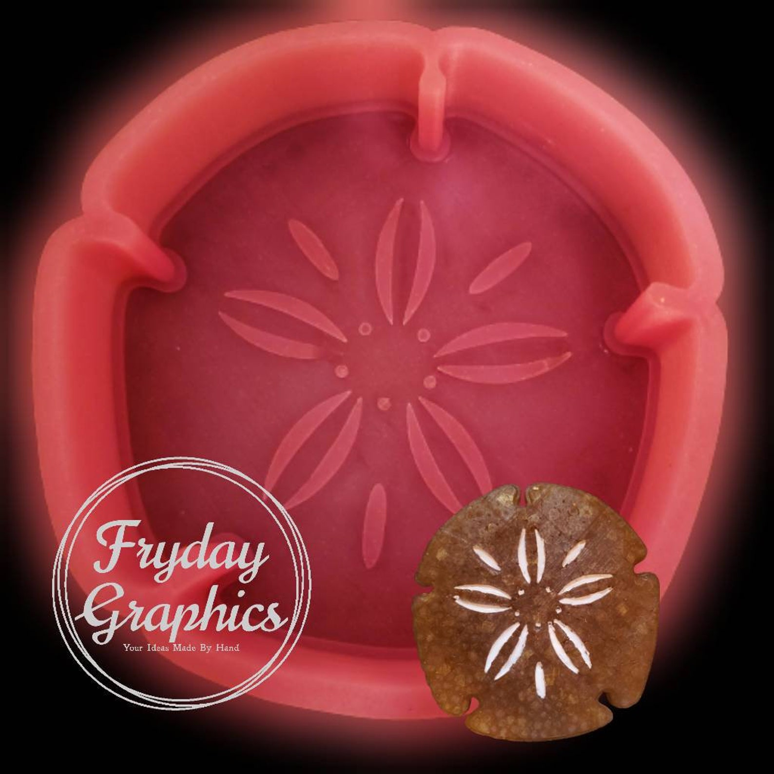 Sand Dollar Silicone Mold / Sand Dollar / Silicone Freshie Etsy