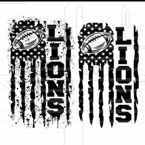 Lions Football Svg File