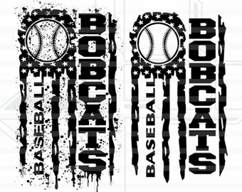 Bobcats honkbal SVG-bestand