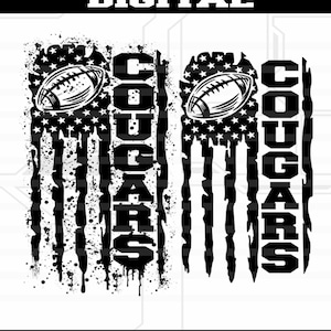 Cougars Football Svg File
