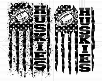 Huskies Football Svg Bestand