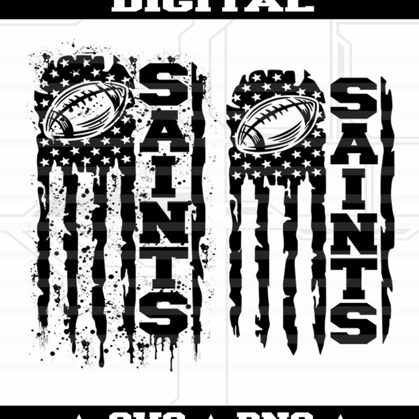 Saints Football Svg File