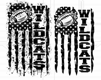 Wildcats Football Svg File