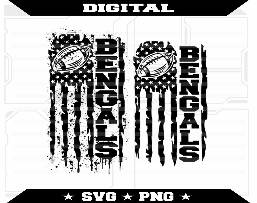 Bengals Football Svg File (Download Now) Etsy