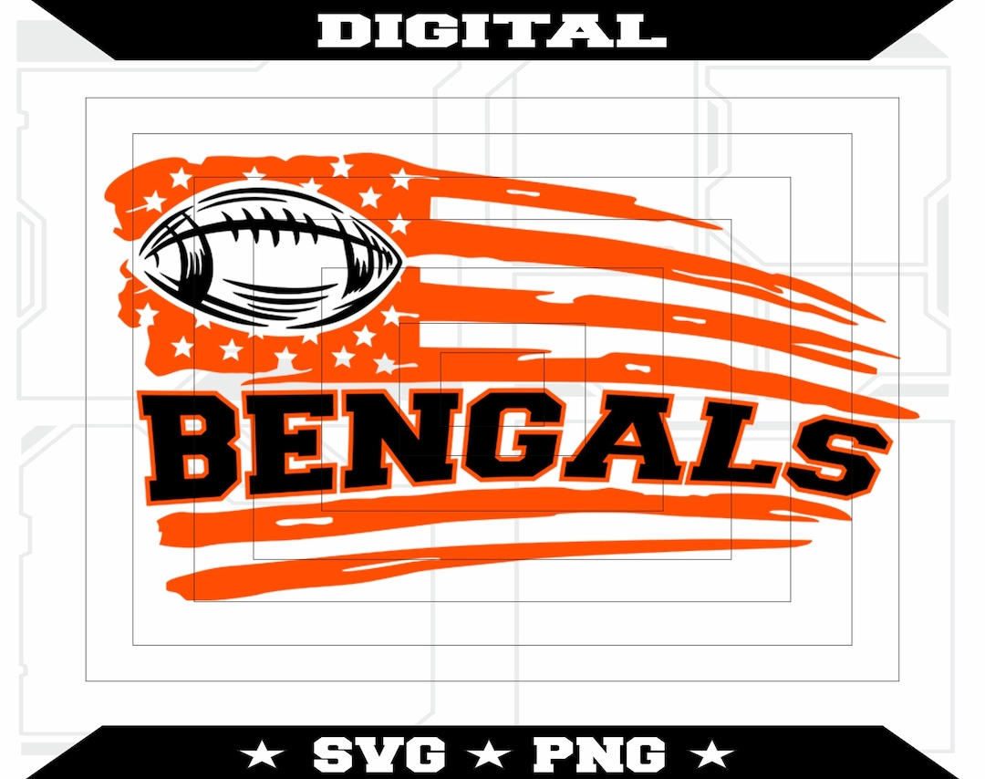 Bengals Football Svg File (Instant Download) - Etsy