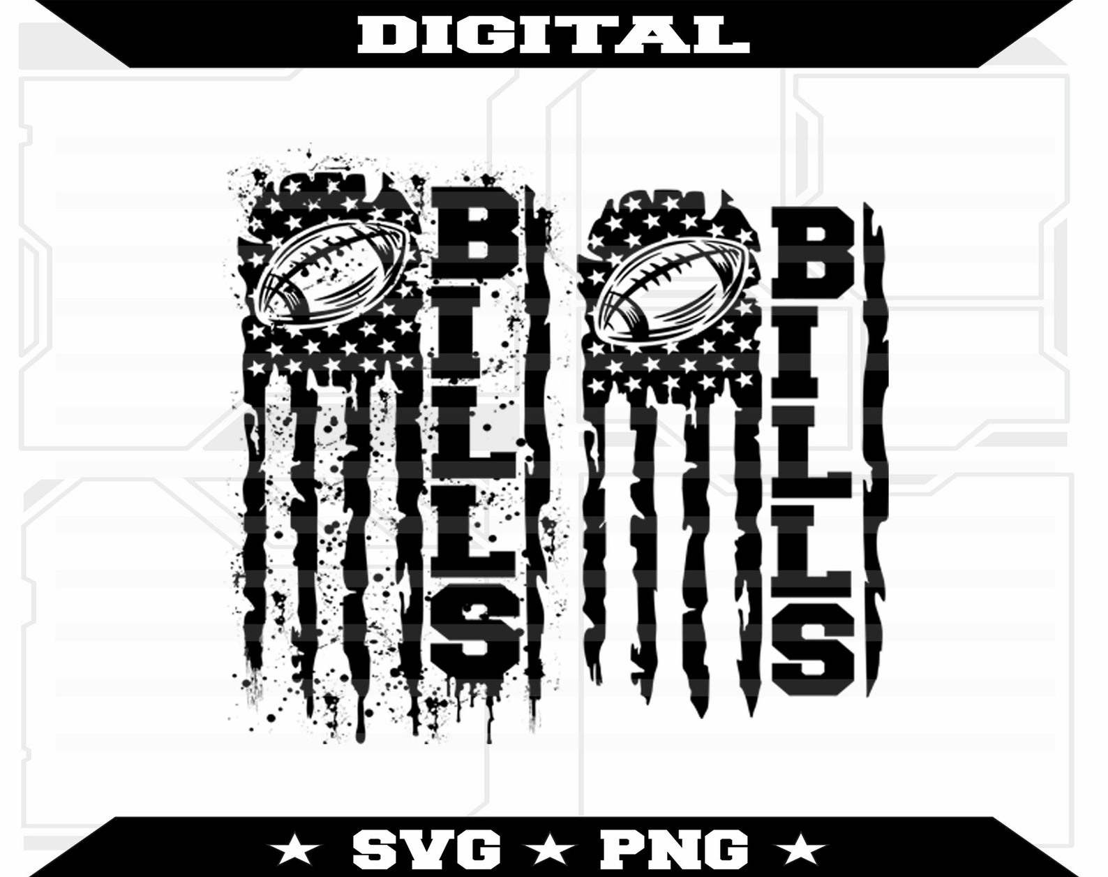 Bills Football Svg File Etsy