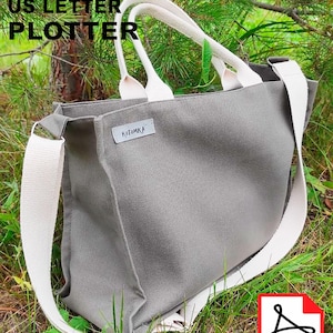 Tragetasche Schnittmuster PDF | Shopper aus Canvas