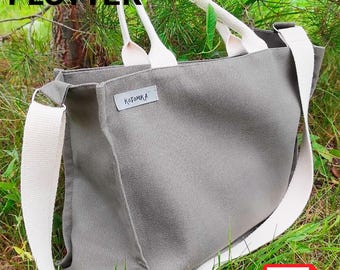 Modello di cucito per borsa tote PDF / Borsa shopper in tela
