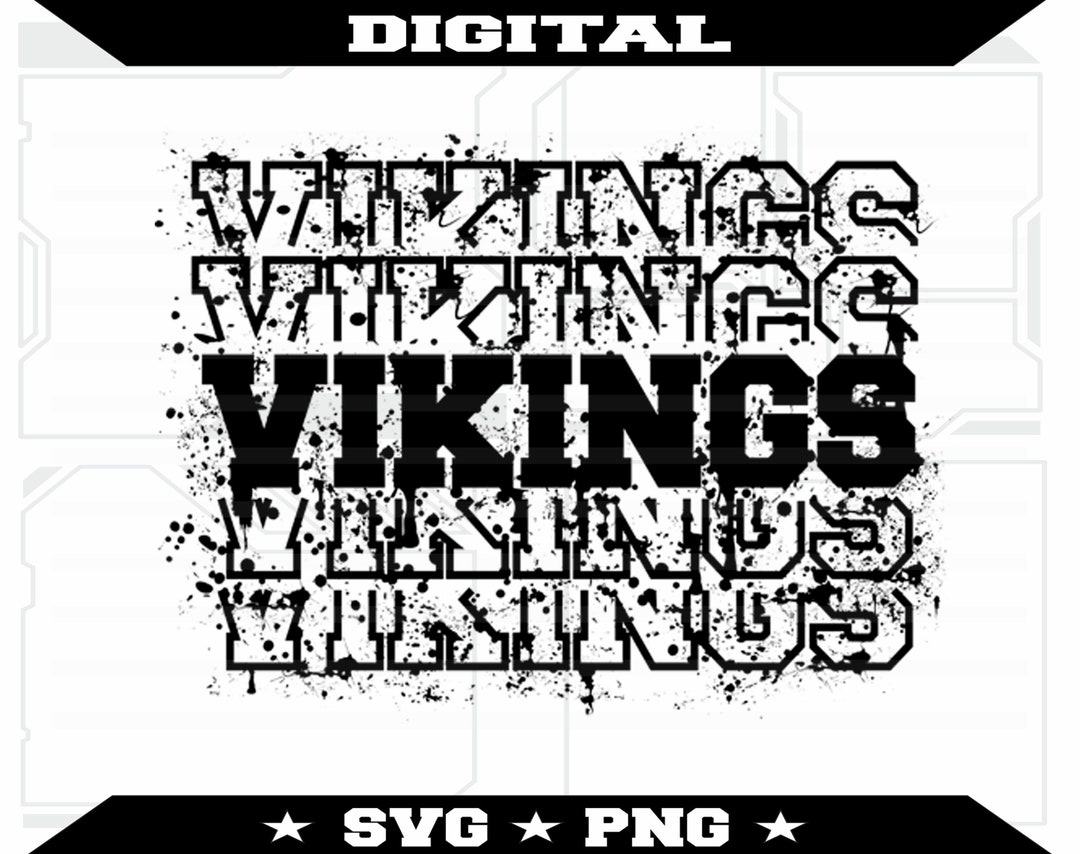 Vikings Football Svg File Etsy