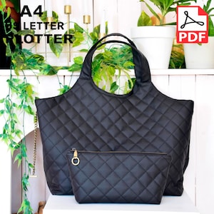 Tasche NÄHEN SCHNITTMUSTER, Weekender Duffle Bag Pdf, Stofftasche PDF Schnittmuster