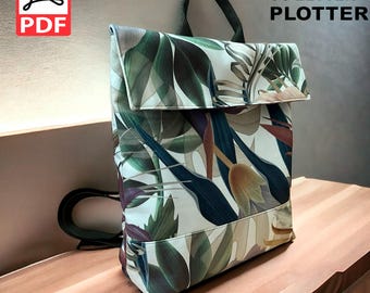 Klassiek rugzak pdf-patroon en zelfstudie