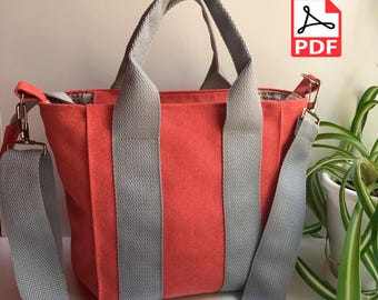 Mia Market Bag PDF Sewing Pattern, Shopping Bag, Reusable Bag
