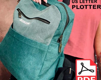 Backpack Sewing Pattern, Cute Small Backpack Pattern, Unisex Backpack Tutorial PDF