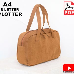 Tragetasche Muster | Tasche Schnittmuster | Baumwolltasche | Schultertasche PDF Schnittmuster