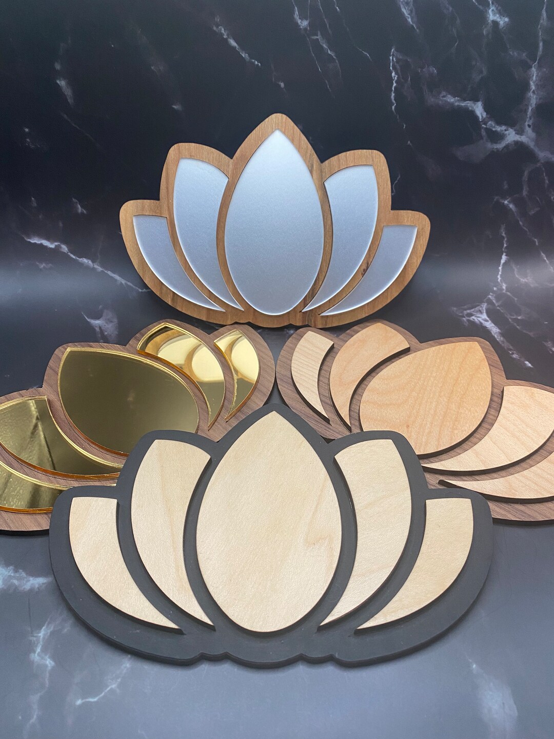 Lotus Flower Wall Art, Lotus Flower Wall Hanging, Lotus Shelf Sitter