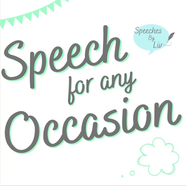 Custom Speech Writing By Liv
