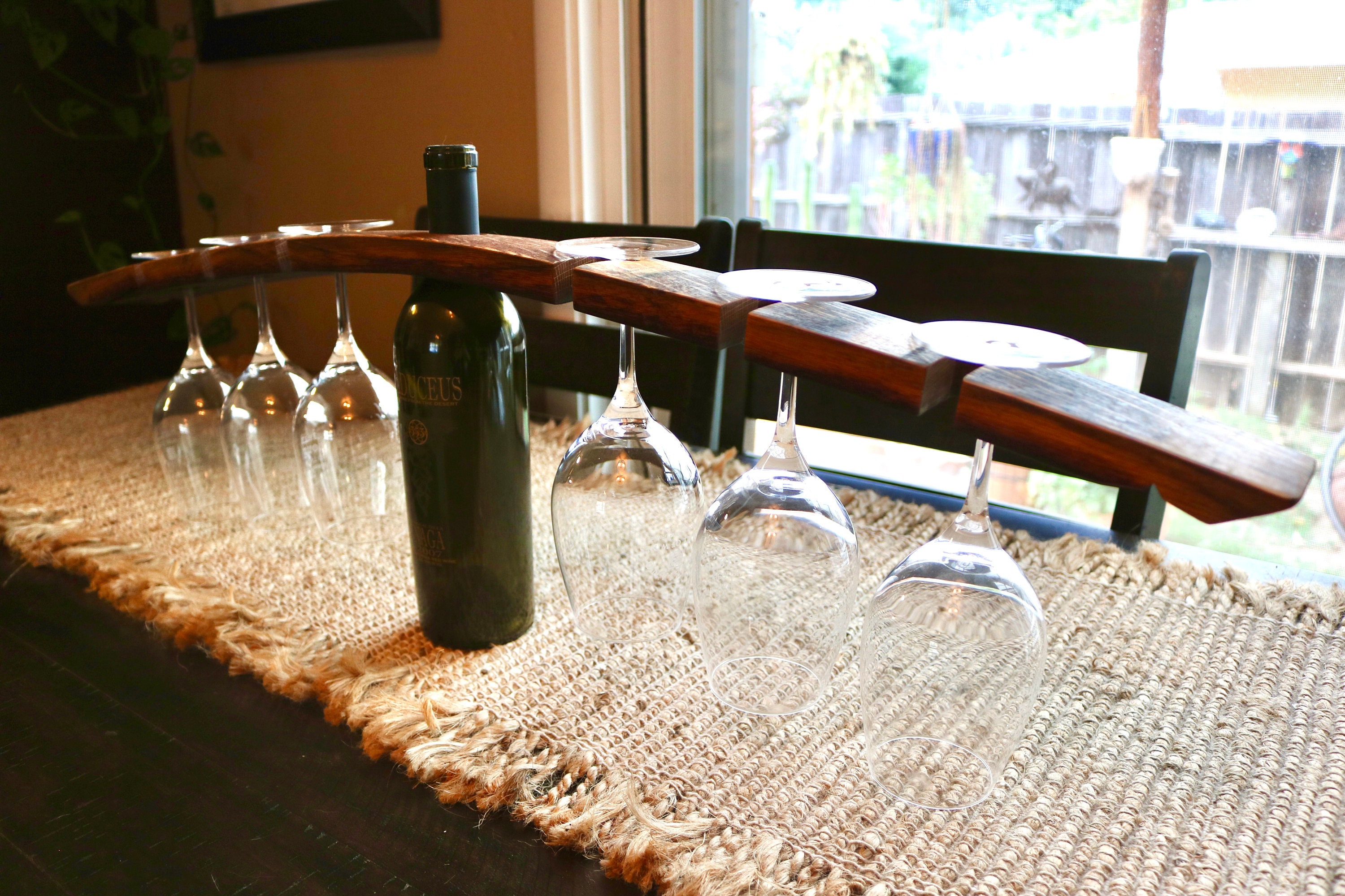 Barrel Stave And Steel Wine Flight Zabibu Glass Wine Israel, 52 OFF