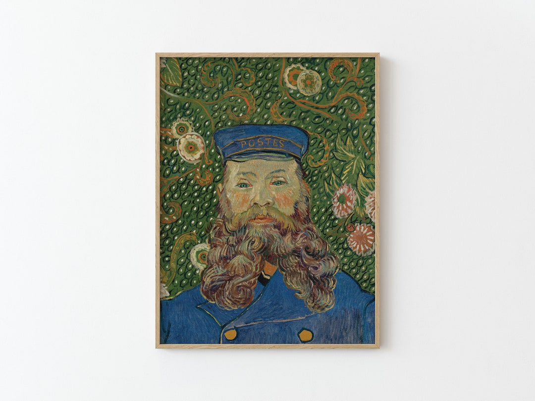 Postes II Vintage Painting of a Postman Van Gogh Downloadable Printable ...