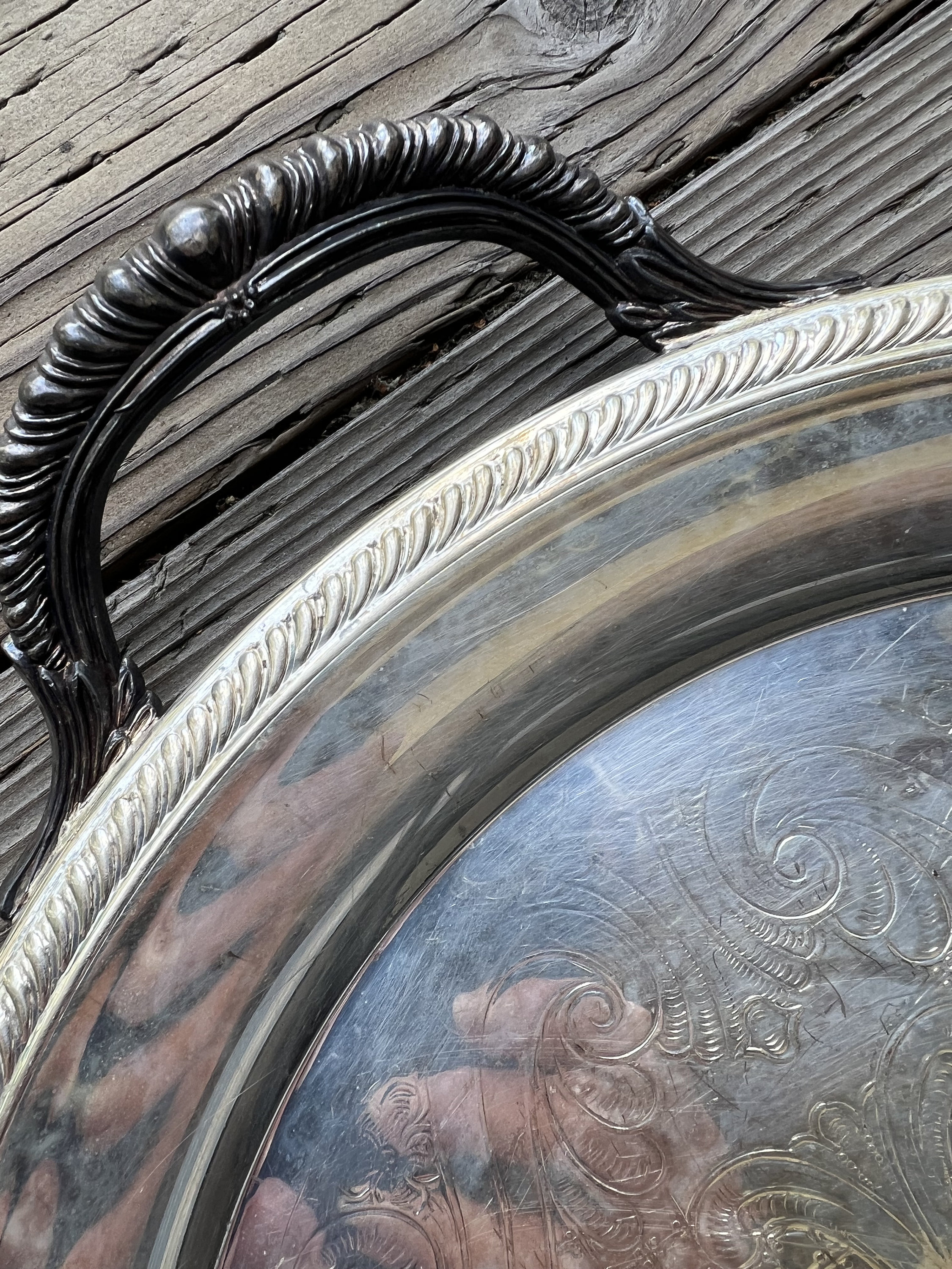 F.B. Rogers Silver Company 1883 #1203 Tray With Handles - Etsy