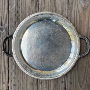 F.B. Rogers Silver Company 1883 #1203 Tray With Handles - Etsy